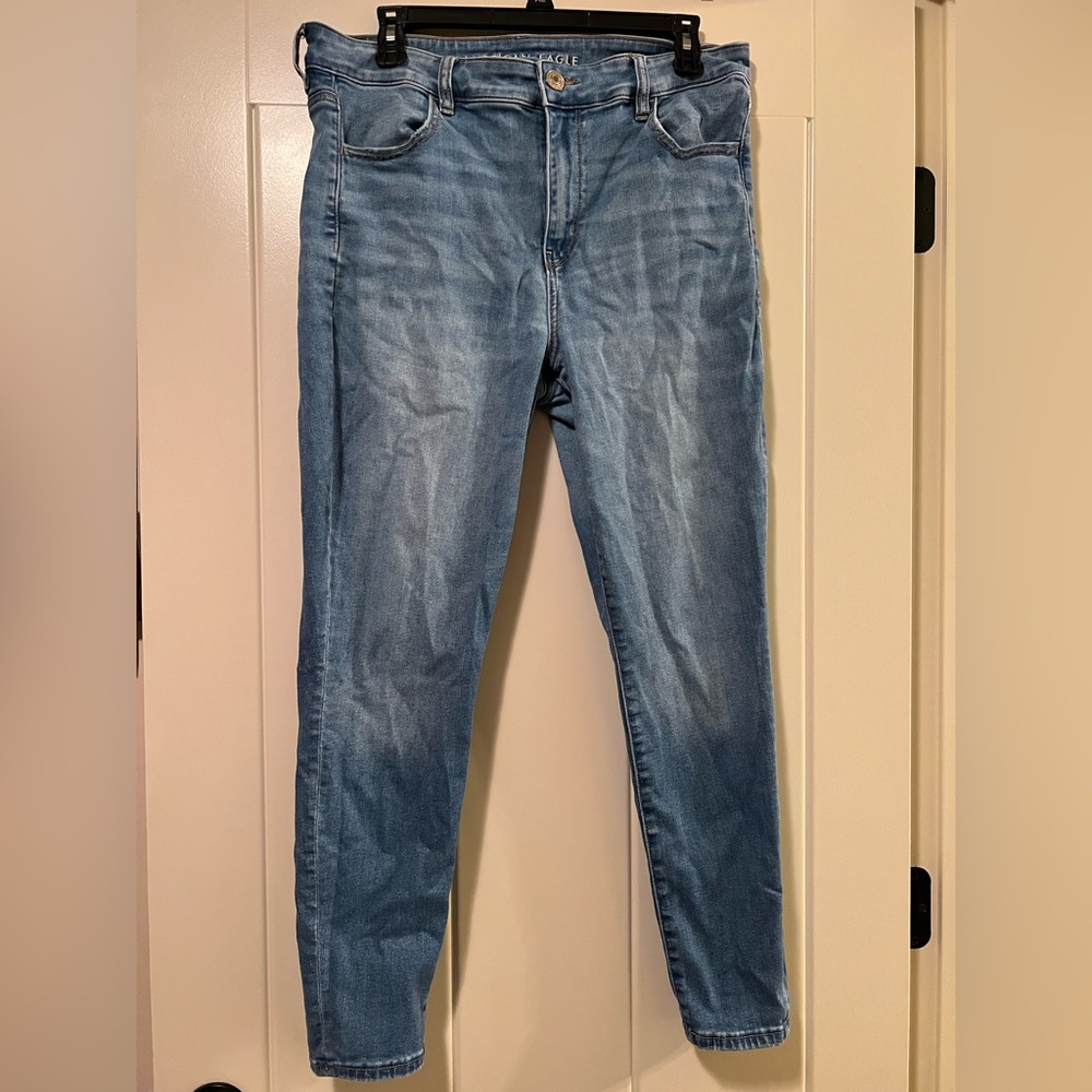American Eagle Hi-Rise Jegging (Next Level Stretch) - Size: 16 Short